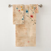 Delicate Floral stijl Bad Handdoek (Insitu)