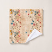 Delicate Floral stijl Bad Handdoek (Wasdoekje)