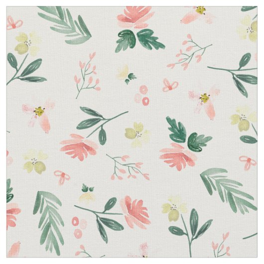 Delicate Floral Stof (Close Up)