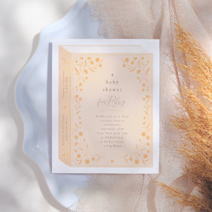 Delicate Floral Storybook Baby shower Budget