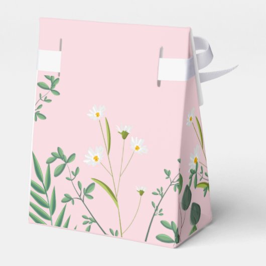 Delicate Floral Wedding Bedankdoosjes (Achterkant)