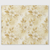 Delicate Floral Wrapping Paper Roll Cadeaupapier (Vlak)