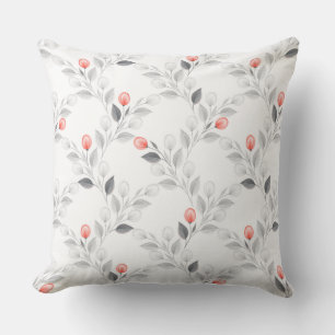 Delicate florale patroon kussen