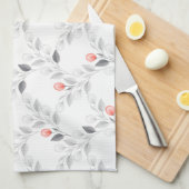 Delicate florale patroon theedoek (Quarter Fold)