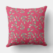 Delicate Florals Innuendo Pink Kussen (Achterkant)