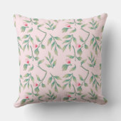 Delicate Florals Nosegay Pink Kussen (Achterkant)