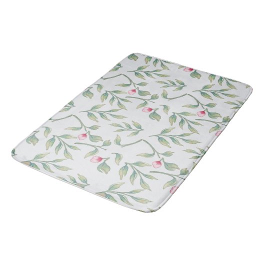 Delicate Florals Tropisch Breeze Floral Bath Mat (Gekanteld)