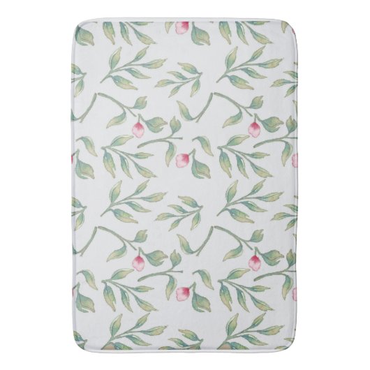 Delicate Florals Tropisch Breeze Floral Bath Mat (Voorkant Verticaal)