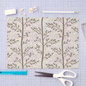 Delicate Flower Buds Bloom Soft Elegant Floral Tissuepapier (Craft)