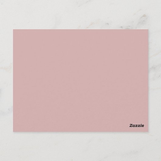 Delicate Flower Cross de doop doop doop doop Briefkaart (Achterkant)