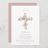 Delicate Flower Cross de doop doop doop doop Kaart (Voorkant / Achterkant)