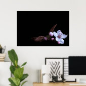 Delicate Flower Poster (Thuiskantoor)