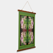 Delicate Flowers Abstract Hangend Wandkleed (Gebogen)