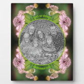 Delicate Flowers Creëer Uw eigen foto Fotoplaat (Voorkant)