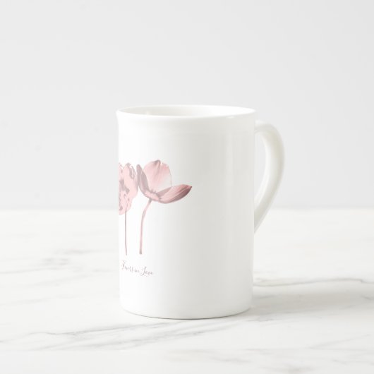 Delicate  Flowers – Elegant Fantasy Garden Porselein Kop (Voorkant rechts)