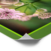 Delicate Flowers Mirror Abstract Poster (Hoek)