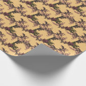 Delicate Flowers Patroon Cadeaupapier (Hoek)