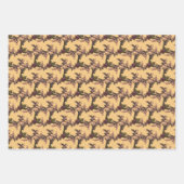 Delicate Flowers Patroon   Inpakpapier Vel (Voorkant 2)