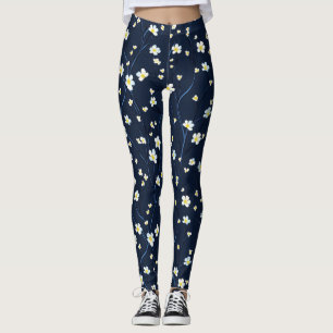 Delicate Flowers Patroon Leggings