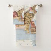 Delicate Franse "Le Bain" Bathroom Decor Bad Handdoek (Insitu)