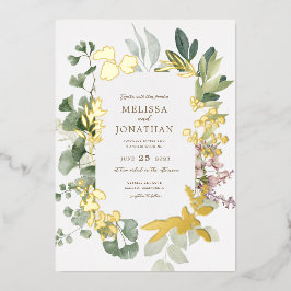 Delicate Garden Folie Uitnodiging