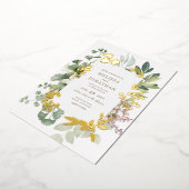 Delicate Garden Folie Uitnodiging (Gedraaid)