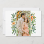 Delicate Garland Azahar Sinaasappel Bloesems & Gre Kaart (Achterkant)