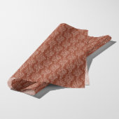 Delicate Gestrooide Bloemensilhouet | Roestige Sie Tissuepapier