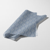 Delicate gestrooide bloemensilhouet | Vervagende b Tissuepapier