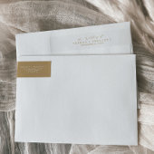 Delicate Gold Calligraphy Wedding