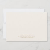 Delicate Gold Cream 4 Photo Collage Save Date Save The Date (Achterkant)