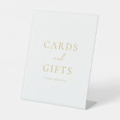 Delicate Gold Elegant Vrijgezellenfeest Reclamebord Met Voetstuk (Voorkant)