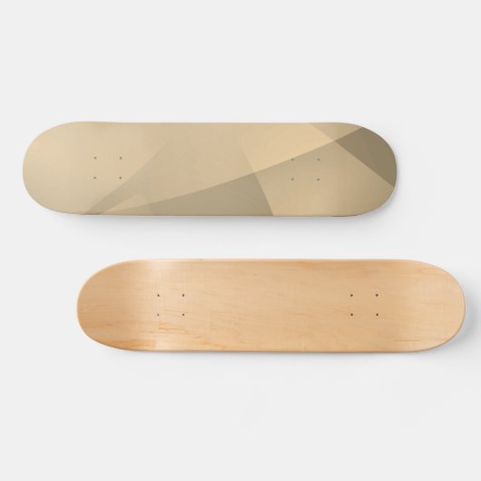 Delicate Gold Folds Persoonlijk Skateboard (Horizontaal)