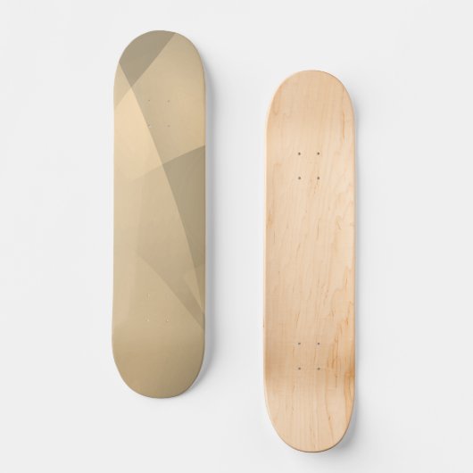 Delicate Gold Folds Persoonlijk Skateboard (Voorkant)
