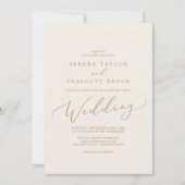 Delicate Gold-kalligrafie | Zwemweddenschap Kaart (Voorkant)