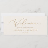 Delicate Gold | Koptekst van de Cream Hanging Sead (Achterkant)