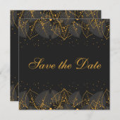 Delicate Gold laat de datum opslaan Save The Date (Voorkant / Achterkant)