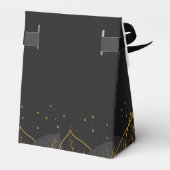 Delicate Gold Leaves Favor Box Bedankdoosjes (Achterkant)