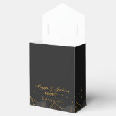 Delicate Gold Leaves Favor Box Bedankdoosjes (Geopend)