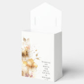Delicate Golden Floral Bedankdoosjes (Geopend)