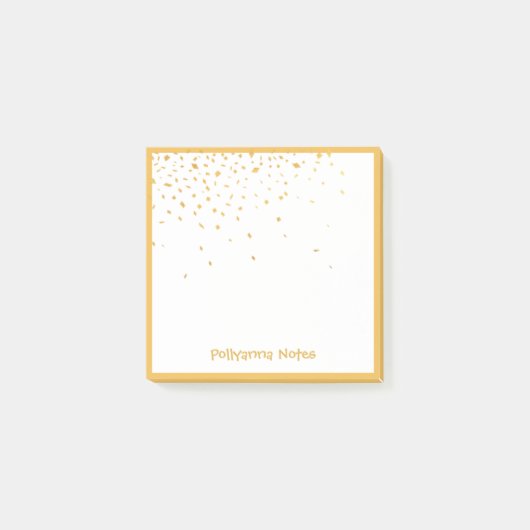 Delicate Golden Losango Shapes - Notitieblok Post-it® Notes (Voorkant)