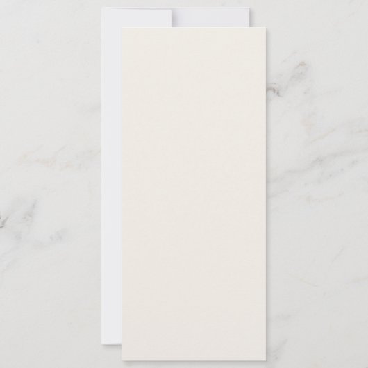 Delicate Goud en Crème Printable Dank u Kaart (Achterkant)