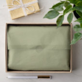Delicate Greenery Cream in Blush, enkel groen Tissuepapier (Geschenk)