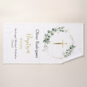 Delicate Greenery Krans Orthodoxe doopcadeau Badhanddoek (Badhanddoek)