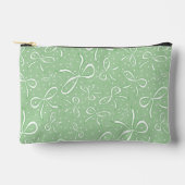 Delicate groene Coquette Bows Etui (Voorkant)