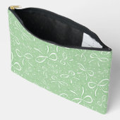 Delicate groene Coquette Bows Etui (Open)