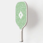 Delicate groene Coquette Bows Pickleball Paddle (Links)