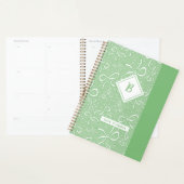 Delicate groene Coquette Bows Planner (Display)