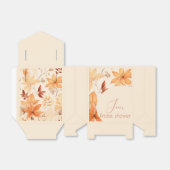 Delicate herfst bloemrijke bruidsdouche bedankdoosjes (Uitgevouwen)