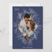 Delicate Holly | Foto van Elegant Feestdagenkaart (Voorkant)